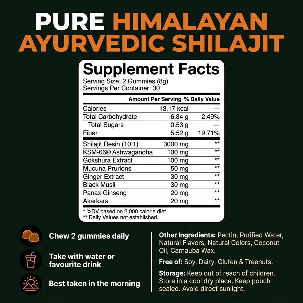 Shilajit gummies